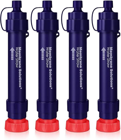 Membrane Solutions Water Filter Straw S2, NSF/ANSI 42&372&401 Certified by MembraneSolutions