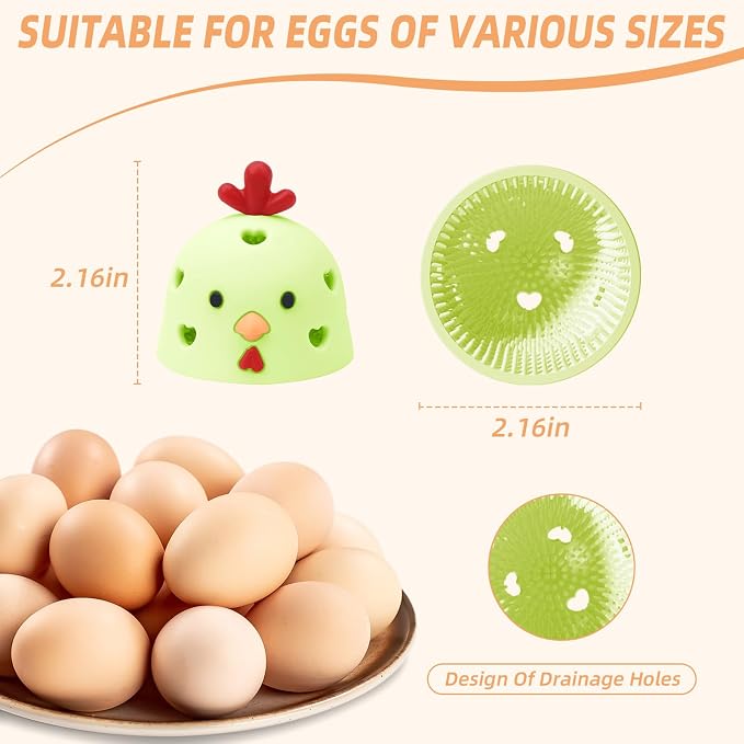 Silicone Egg Brush Cleaner, Egg Washer - Image 2