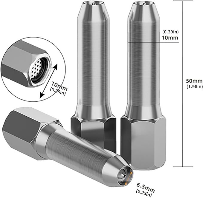 Pack of 2 Grease Nozzles with Leakproof Design & Built in Filter Suitable - Image 7