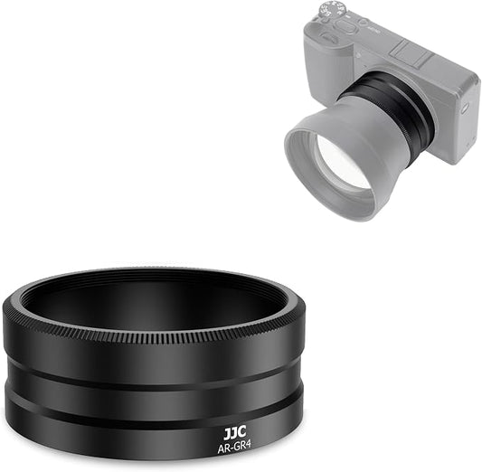 JJC Lens Filter Adapter for Ricoh GR IV GRIV GR4 HDF Monochrome Digital Camera by JJC