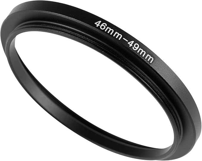 46-49mm Metal Step-Up Ring Adapter Compatible by Unknown
