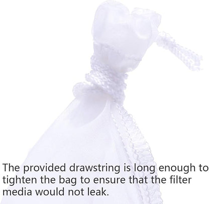 ALEGI Media Filter Bag Aquarium Extra Fine, Reusable 180 Micron Drawstring Mesh - Image 4