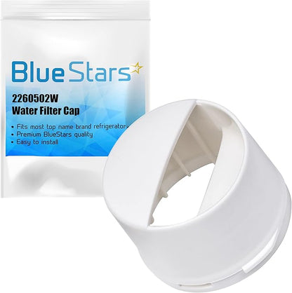 BlueStars WP2260518W 2260502W Refrigerator Water Filter Cap Replacement by BlueStars
