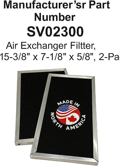 SV02300 Air Exchanger Filter, 15-3/8 x 7-1/8 x 5/8 inches - Image 2