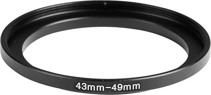 43-49mm Metal Step-Up Ring Adapter Compatible - Image 3