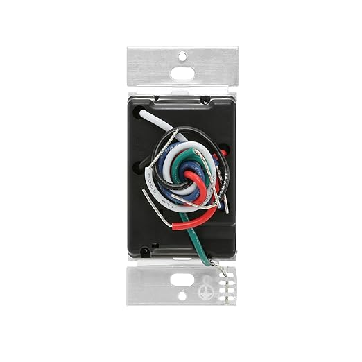Lutron Claro Smart Light Switch for Caseta Lighting, for LED Lights, Fans, 5 Amp, Single-Pole/3-Way, Neutral Required, DVRF-5NS-IV, Ivory