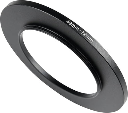 49-72mm Metal Step-Up Ring Adapter Compatible by Unknown