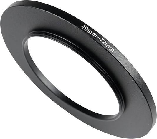 49-72mm Metal Step-Up Ring Adapter Compatible by Unknown