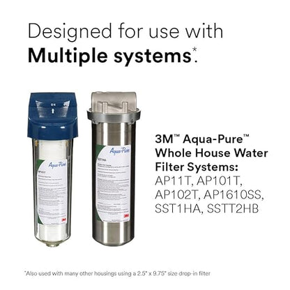 Aqua-Pure AP117 3M Whole House Standard Sump Replacement Water Filter Drop-in - Image 3
