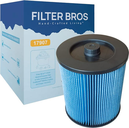 Filter Bros 17907 Fine Dust Replacement Fits Craftsman Shop Vacuums 5 Gal Plus by FilterBrosHand-CraftedLiving