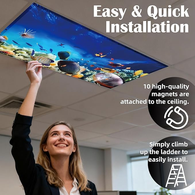 4 Pcs Fluorescent Light Covers - Image 4