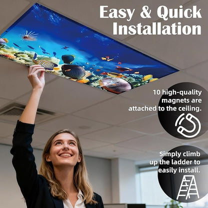 4 Pcs Fluorescent Light Covers - Image 4