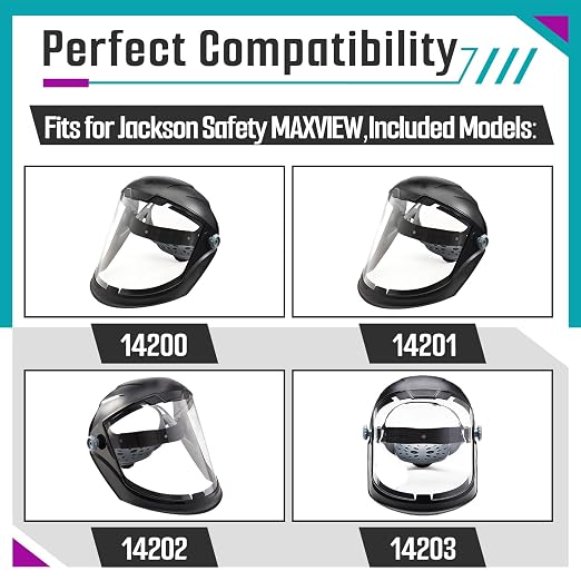 8 Pcs Face Shield Replacement Window Compatible - Image 4