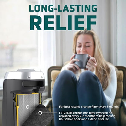GermGuardian Filter B HEPA Pure Genuine Air Purifier Filter, Removes 99.97% of - Image 4