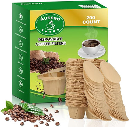 Aussen Disposable Coffee Paper Filters Replacement Kerig Filter Fit All Keurig by AUSSEN
