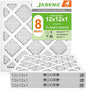 12x12x1 AC Furnace Air Filters, MERV 8 Dust Defense, JASENG MPR 600 Pleated by NewFilter