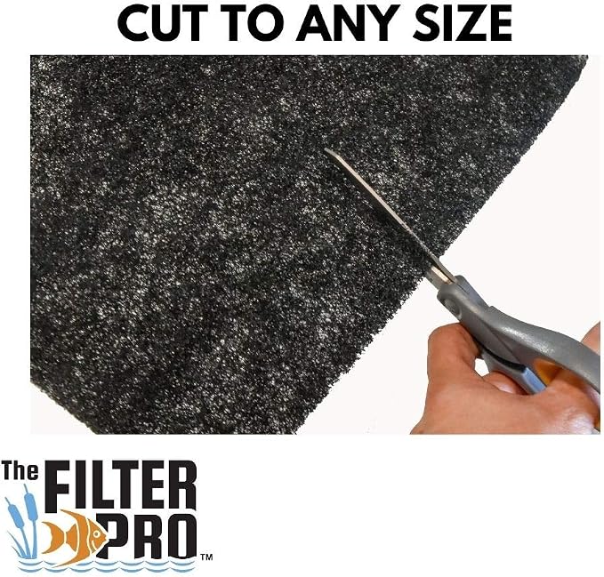 Black Coarse Filter Media, 1.25" Thick, 6 Pack, Ponds or Water Gardens - Image 3