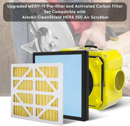 Upgraded 3 Pack MERV-11 Filter and 1 Pack HEPA& Activated Carbon Filter - Image 3