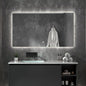 500 X800 mm Illuminated Backlit LED Bathroom Mirror, Wall Mounted Multifunction by JSLJDM