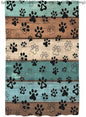 Sheer Curtains 72 Inches Long, Vintage Farmhouse Country Wooden Grain Privacy by Unknown