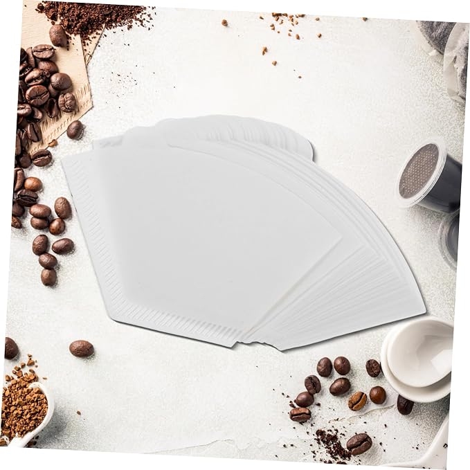 Paper Coffee Filter Cones 100pcs Espresso Filters Unbleached - Image 8