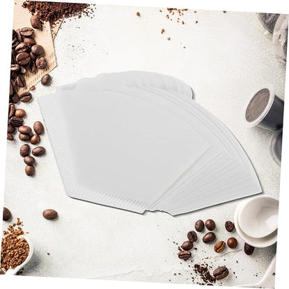 Paper Coffee Filter Cones 100pcs Espresso Filters Unbleached - Image 8