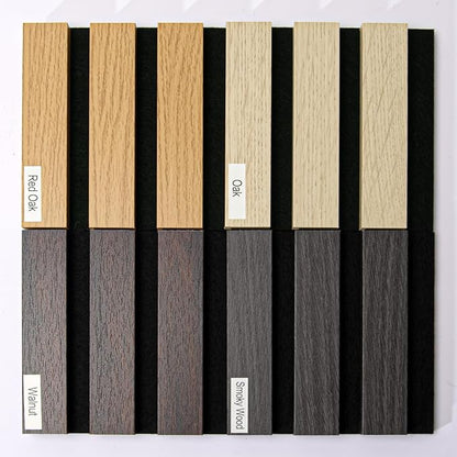Wood Slat Wall Panel, 4 Pack Wood Panels - Image 3