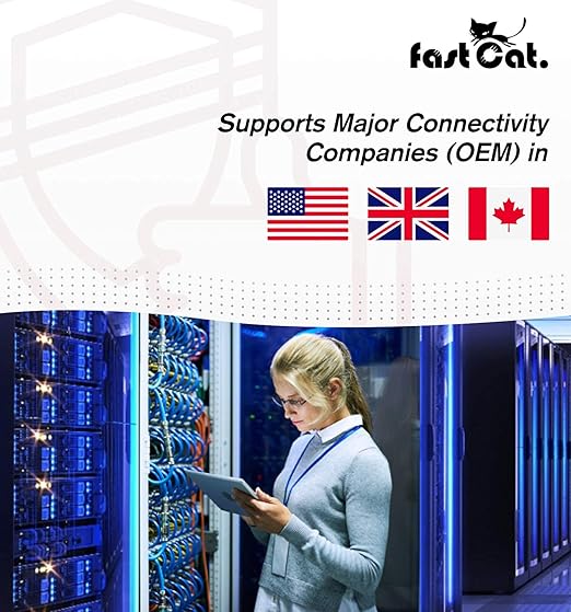 fast Cat. Speaker Wire 16 Guage 4C, UL Listed & CMR/CL3R-FT4 Rated - Speaker Cable w/PVC Jacket, 100% Oxygen-Free Pure Bare Copper - (65) HighFlex 16 Guage Wire - in-Wall Use-500ft Bulk Cable, Purple