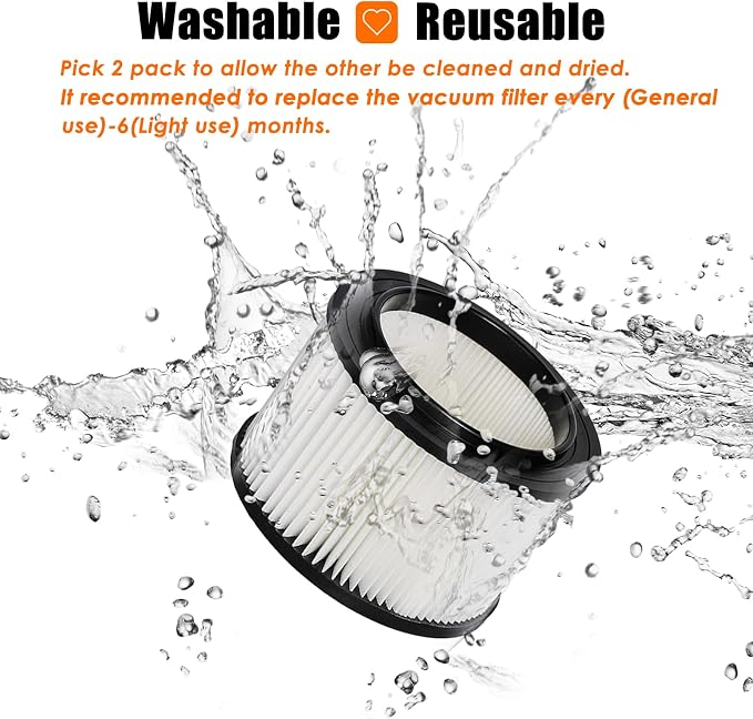 Universal VFCF Replacement Washable Filter fits Vacmaster 4 Gallon VFB511B 0201 - Image 7