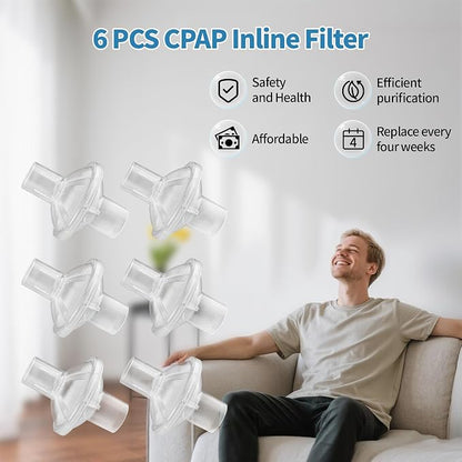 CPAP Filters - 6 PCS Universal CPAP Inline Filter - Image 6