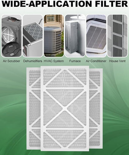14x25x1 Air Filter 6 Pack, Durable MERV 8 Pleated Home HVAC AC Furnace Filters - Image 9