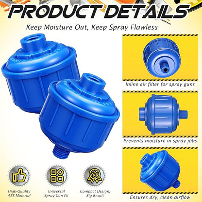Frienda 4 Pcs Disposable Mini Air Water Filters - Image 3