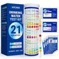 21 in 1 Accurate Drinking Water Testing Kits, 145 Strips + 4 Bacteria Tests by Unknown