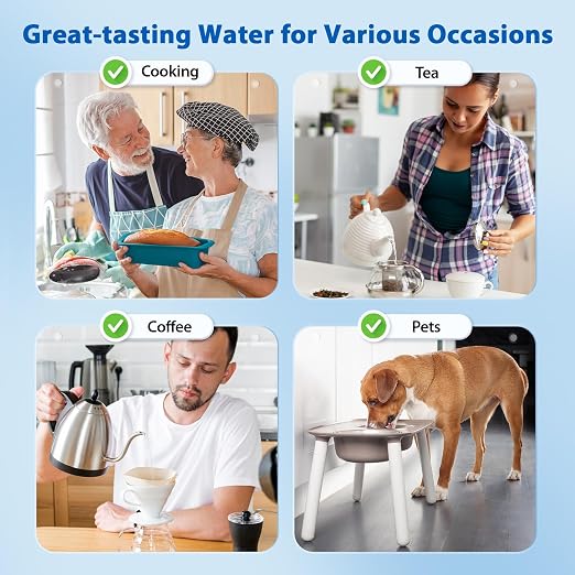 iSpring US21B-CPB 4-Layer High Capacity Under Sink Water Filter, Bad Taste & - Image 7
