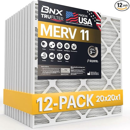BNX TruFilter 20x20x1 Air Filter MERV 11 by BNX