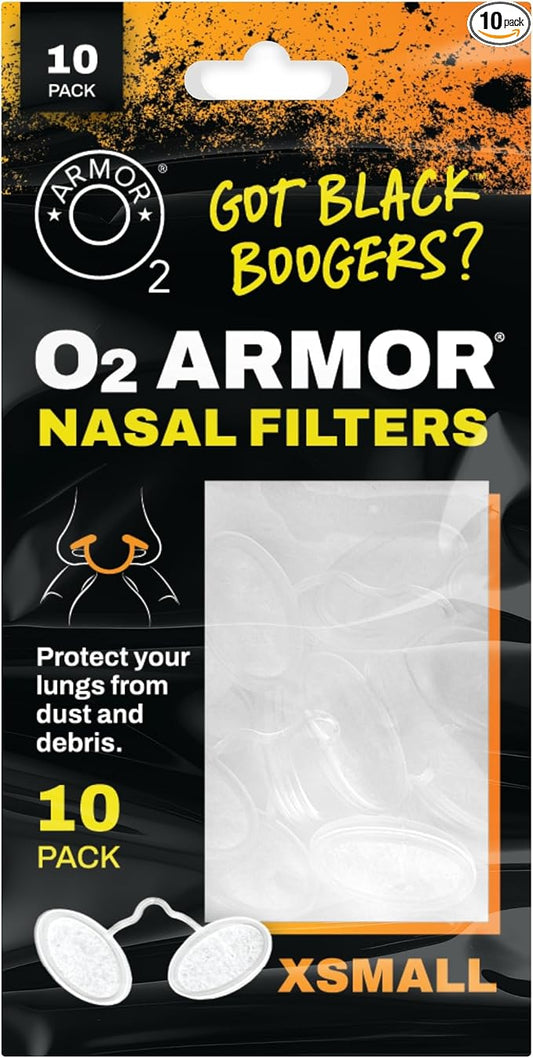 O2 Armor Nose Filters for Welders & Allergies by O2Armor