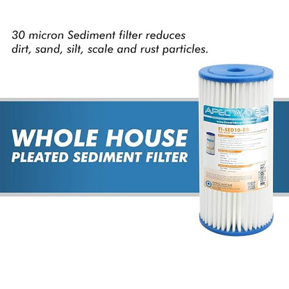 APEC Water Systems CB1-SED10-BB Whole House Sediment Water Filter 10" Home - Image 5