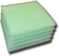 Lime Green Fine Filter Media, 5 Pack, Ponds or Water Gardens, Made in USA by TheFilterPro