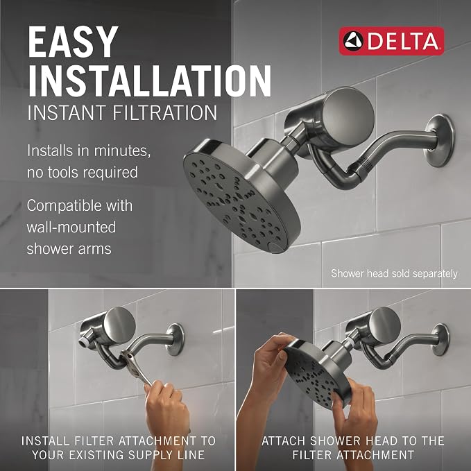 Delta Faucet Clarifi Premium Shower Filter Attachment - Image 5