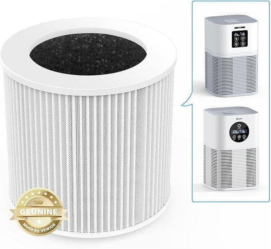 VEWIOR Official A1 A1W Air Purifier Replacement Filter H13 True HEPA Air Filter by VEWIOR