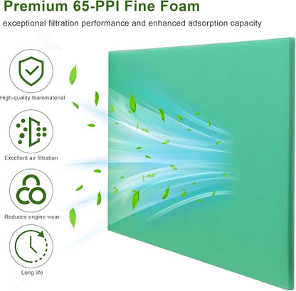 Foam Air Filter Material Sheet for Uni Filter-BF-1 BF1-14" X 17" X 5/8" - Image 3
