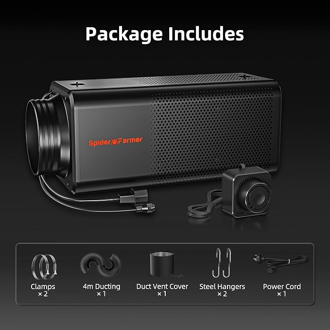 Spider Farmer 6 inch Inline Fan - Image 8