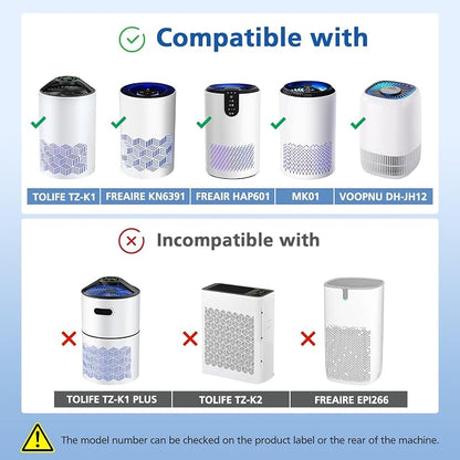 2 Pack TZ-K1 Replacement Filter Compatible - Image 2