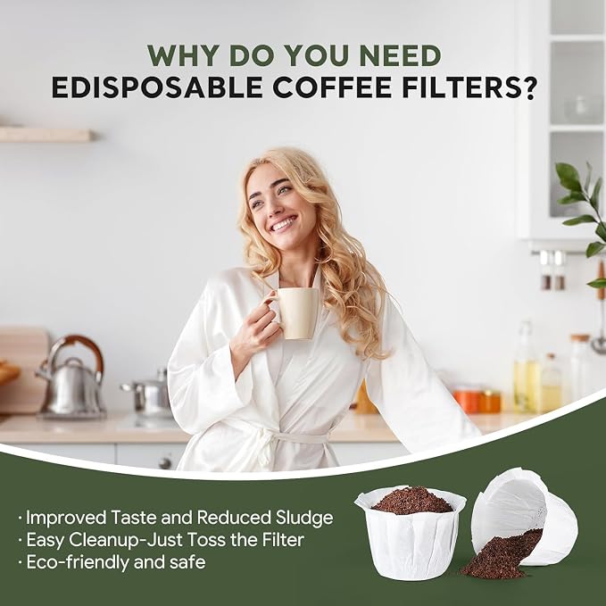 Disposable Paper Coffee Filters K Cup Paper Filters - Image 8