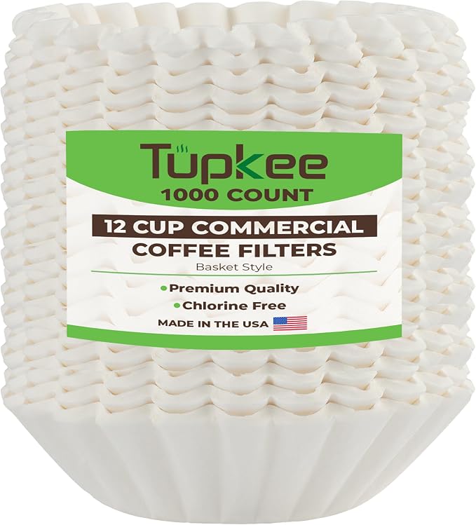 Tupkee 12-Cup Large Coffee Filters by Tupkee
