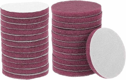 HARFINGTON 24pcs Scrubber Scouring Pads 500 Grits 4 Inch Drill Power Brush Hoop by HARFINGTON