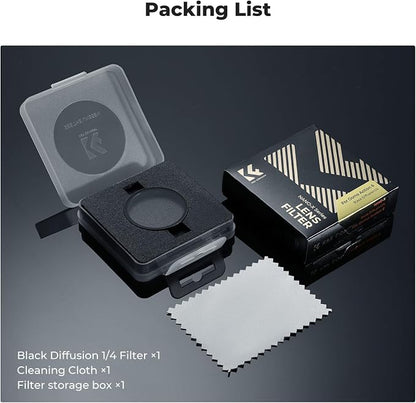 K&F CONCEPT Snap On Black Diffusion 1/4 Filter Compatible - Image 7
