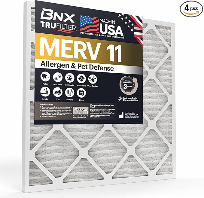 BNX TruFilter 16x30x1 Air Filter MERV 11 by BNX