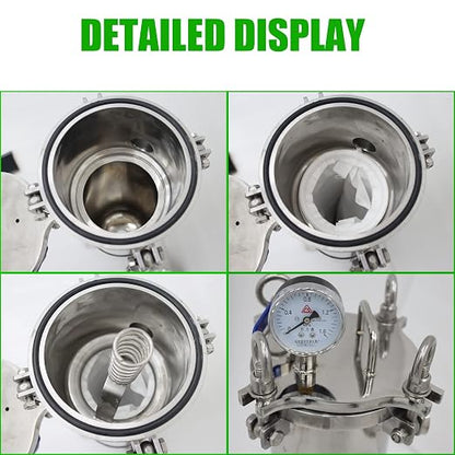 #3 Bag Filter Housing 304 Stainless Steel Filter Solid-Liquid Separation Tool - Image 6