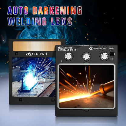 TRQWH Welding Lens Auto Darkening Welding Helmet Lens True Color Technology - Image 8